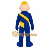 Blue Yellow Runner Mascot Costume Blue Yellow Runner Mascot Costume