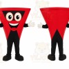 Red Triangle Mascot Costume