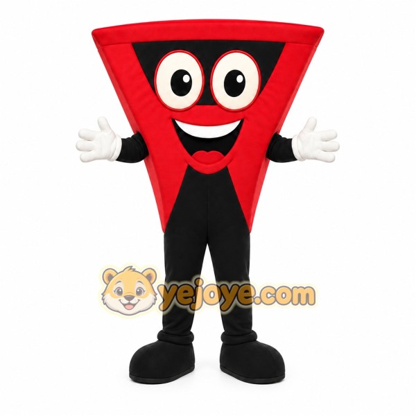 Red Triangle Mascot Costume