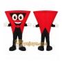 Red Triangle Mascot Costume