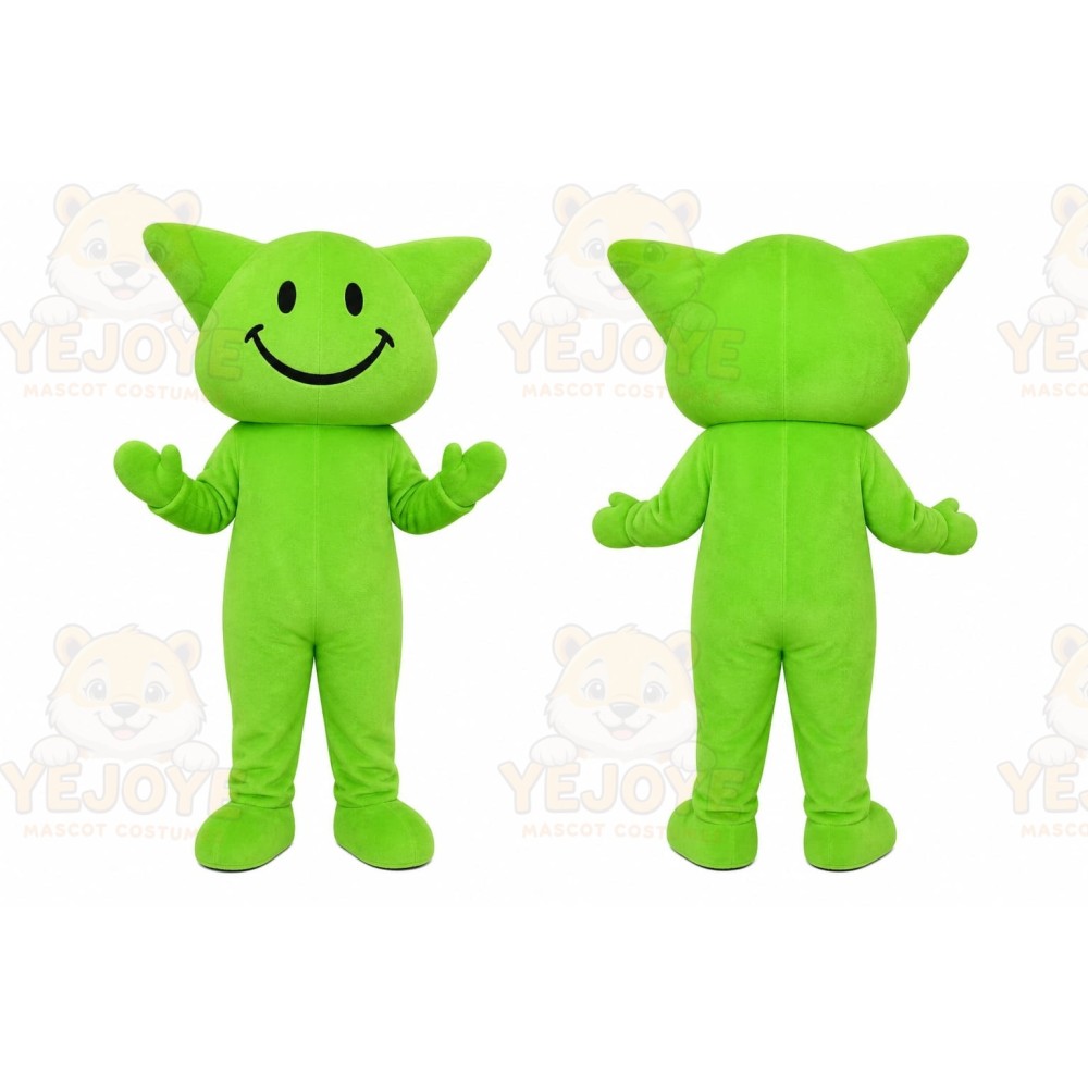 Green Alien Mascot Costume