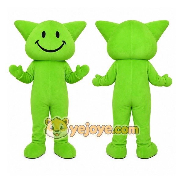 Green Alien Mascot Costume