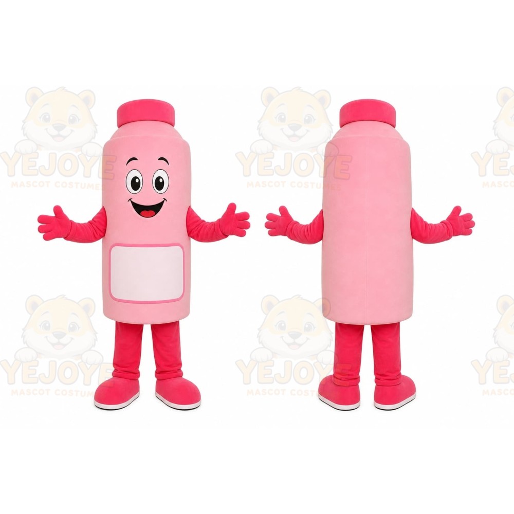 Pink Bottle Mascot Costume