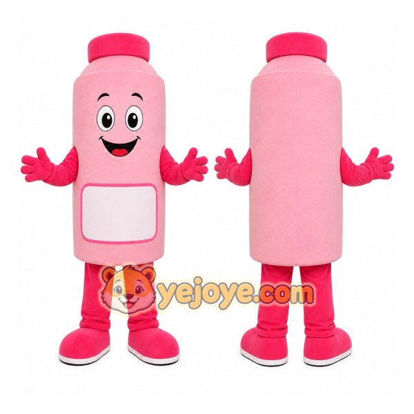 Pink Bottle Mascot Costume