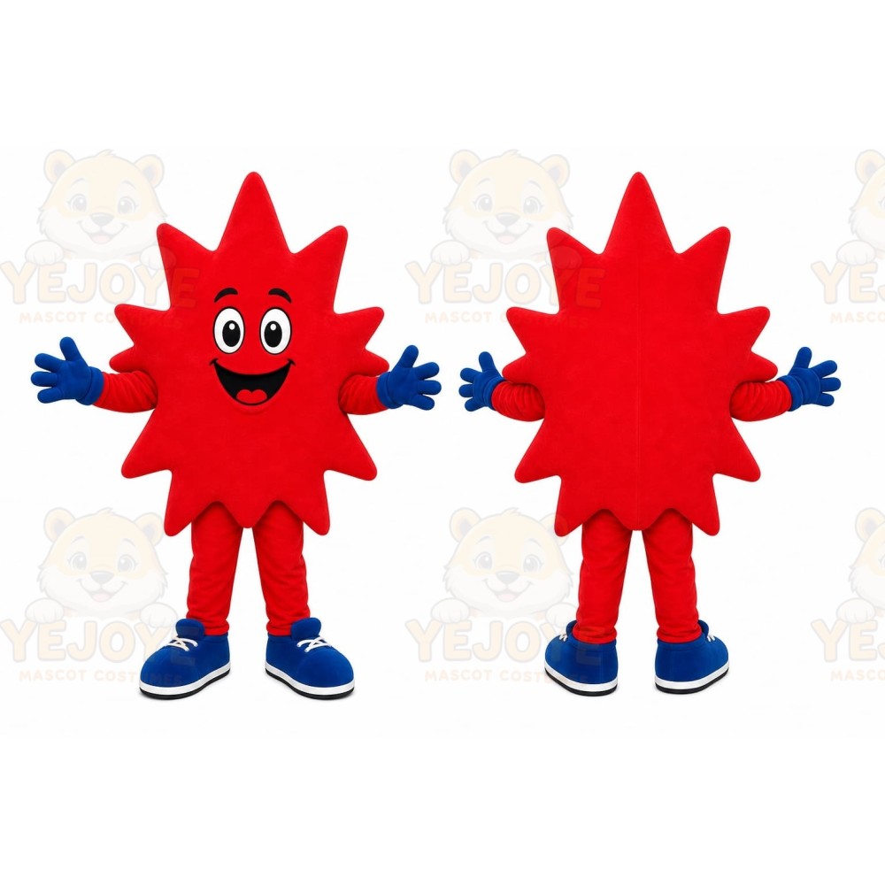 Red Maple Leaf Mascot Costume