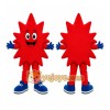 Red Maple Leaf Mascot Costume Red Maple Leaf Mascot Costume