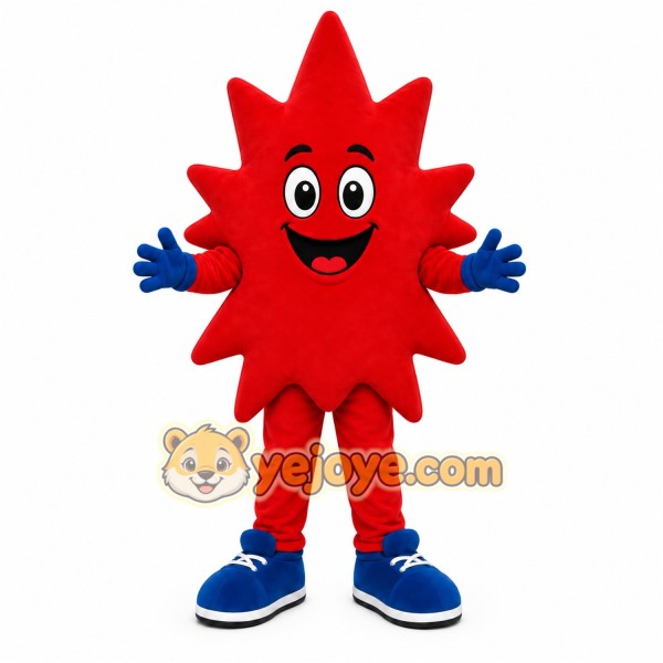 Red Maple Leaf Mascot Costume