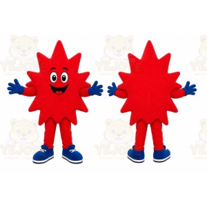 Red Maple Leaf Mascot Costume