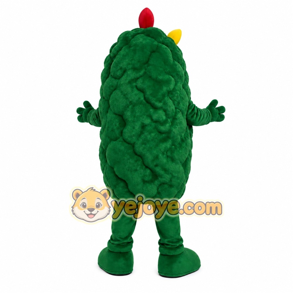 Green Pickle Mascot Costume Green Pickle Mascot Costume