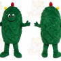 Green Pickle Mascot Costume