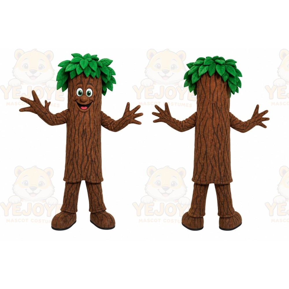 Brown Tree Mascot Costume