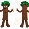 Brown Tree Mascot Costume