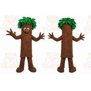 Brown Tree Mascot Costume