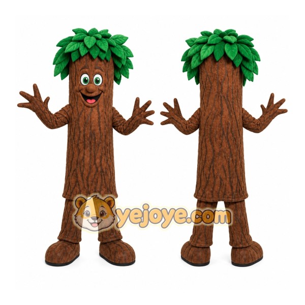 Brown Tree Mascot Costume
