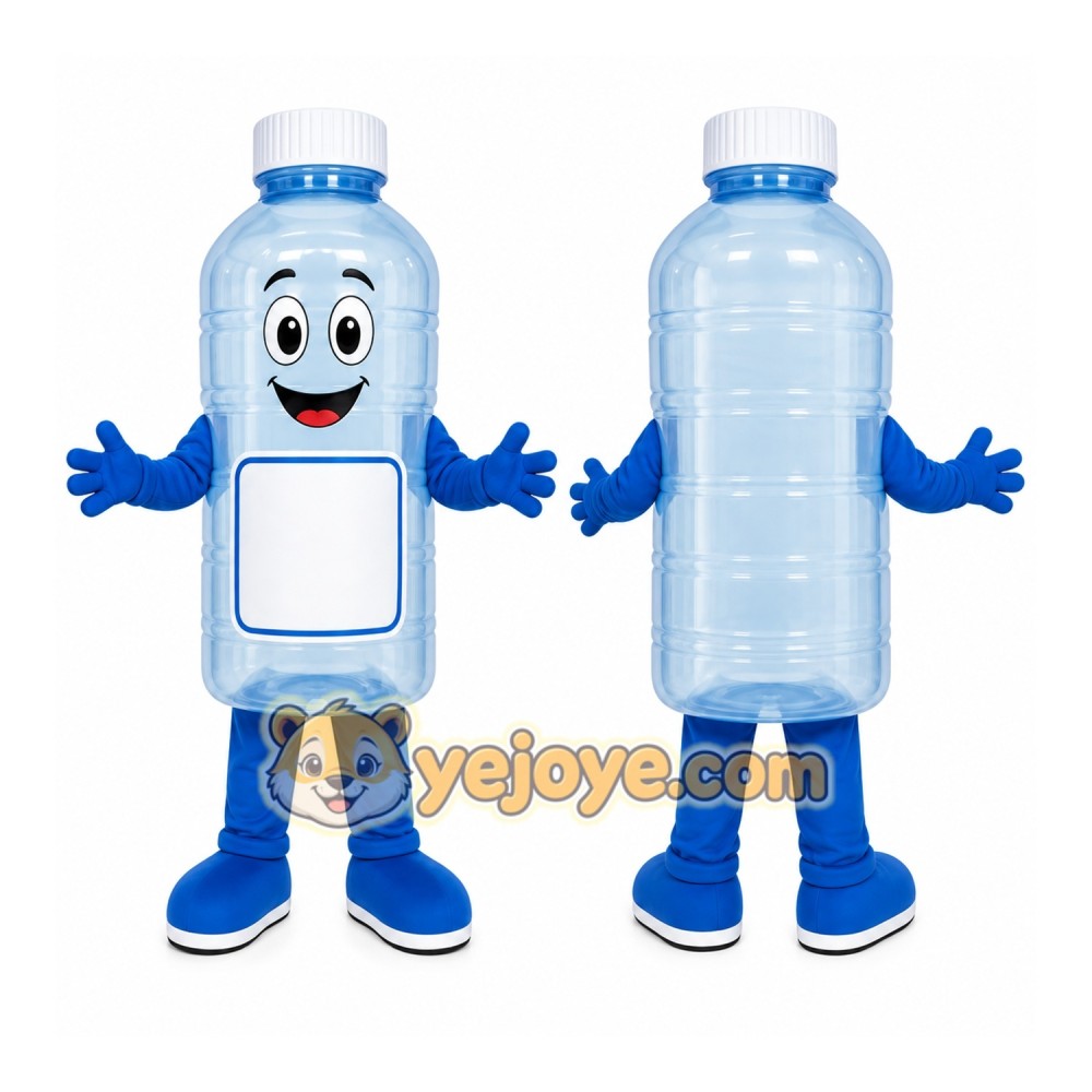Water Bottle Mascot Costume Water Bottle Mascot Costume