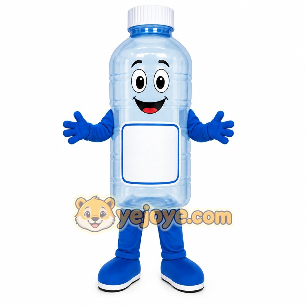 Water Bottle Mascot Costume Water Bottle Mascot Costume