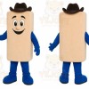 Beige Tube Mascot Costume