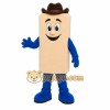 Beige Tube Mascot Costume