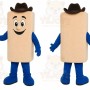 Beige Tube Mascot Costume