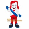 Red White Candy Mascot Costume Red White Candy Mascot Costume