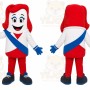 Red White Candy Mascot Costume