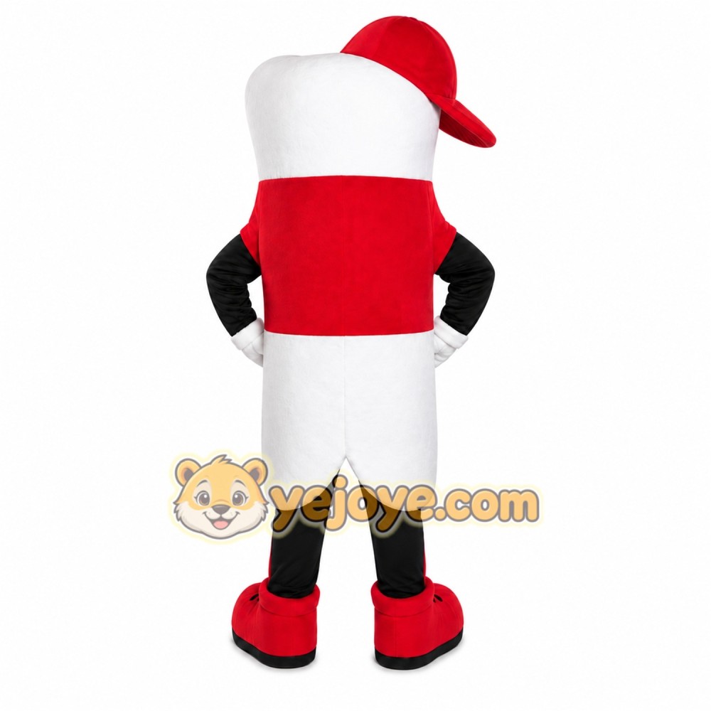 Santa Teeth Mascot Costume Santa Teeth Mascot Costume