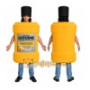 Yellow Bottle Mascot Costume Yellow Bottle Mascot Costume