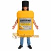 Yellow Bottle Mascot Costume Yellow Bottle Mascot Costume