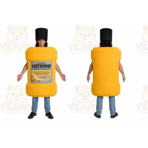 Yellow Bottle Mascot Costume