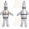Silver Robot Mascot Costume