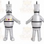 Silver Robot Mascot Costume