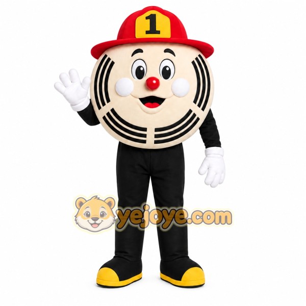 Firefighter Smoke Alarm Mascot Costume