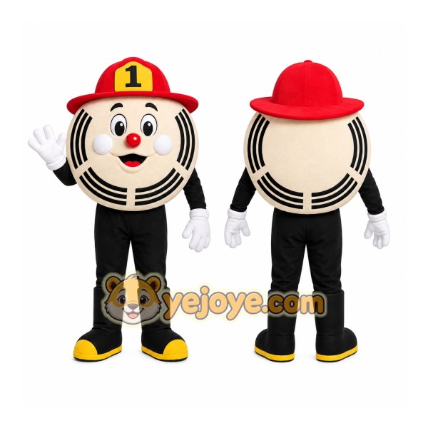 Firefighter Smoke Alarm Mascot Costume