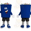 Blue Bin Mascot Costume