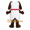White Brown Puppy Mascot Costume White Brown Puppy Mascot Costume