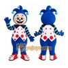 Spotted Clown Mascot Costume Spotted Clown Mascot Costume