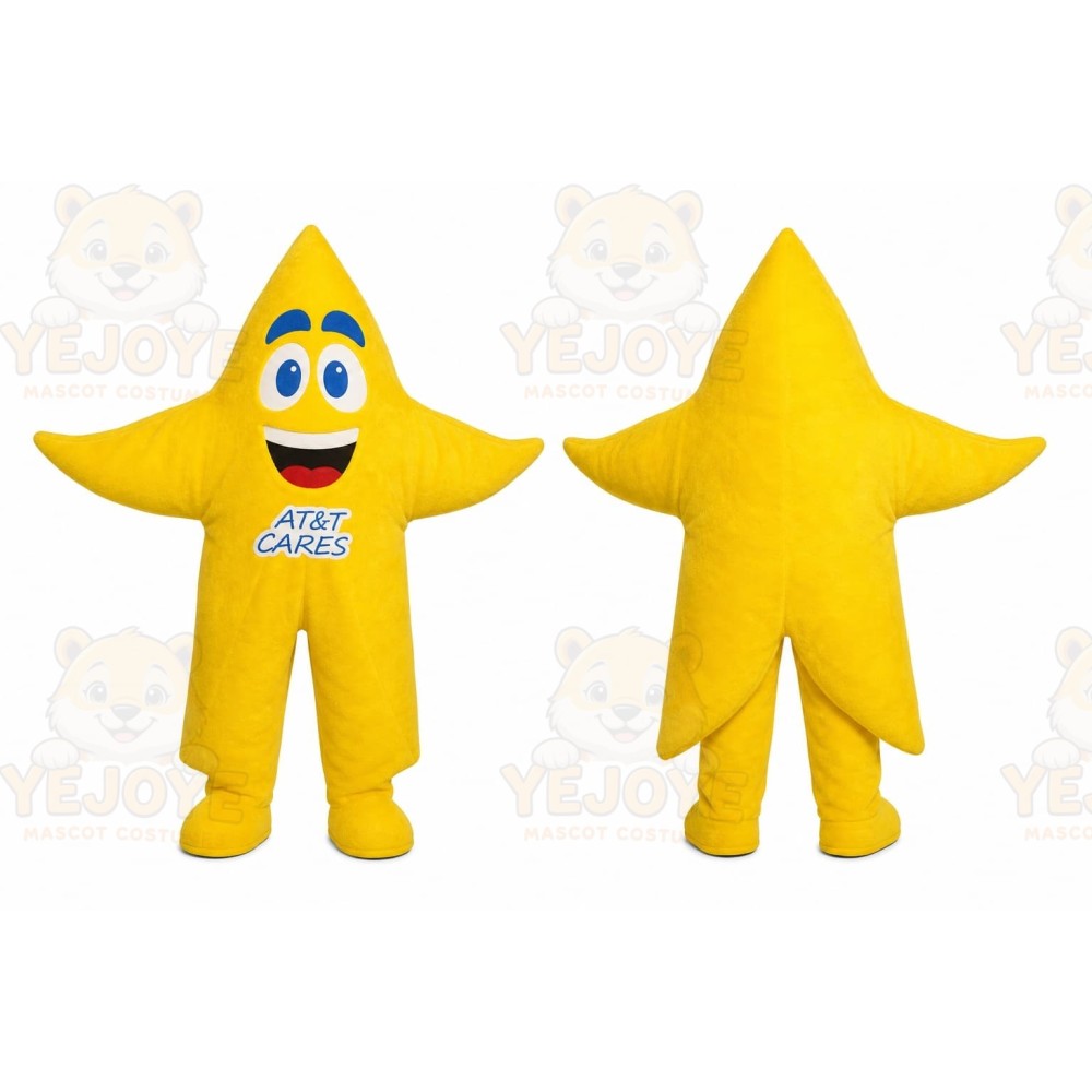 Yellow Star Mascot Costume
