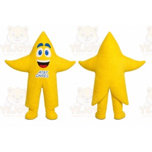 Yellow Star Mascot Costume