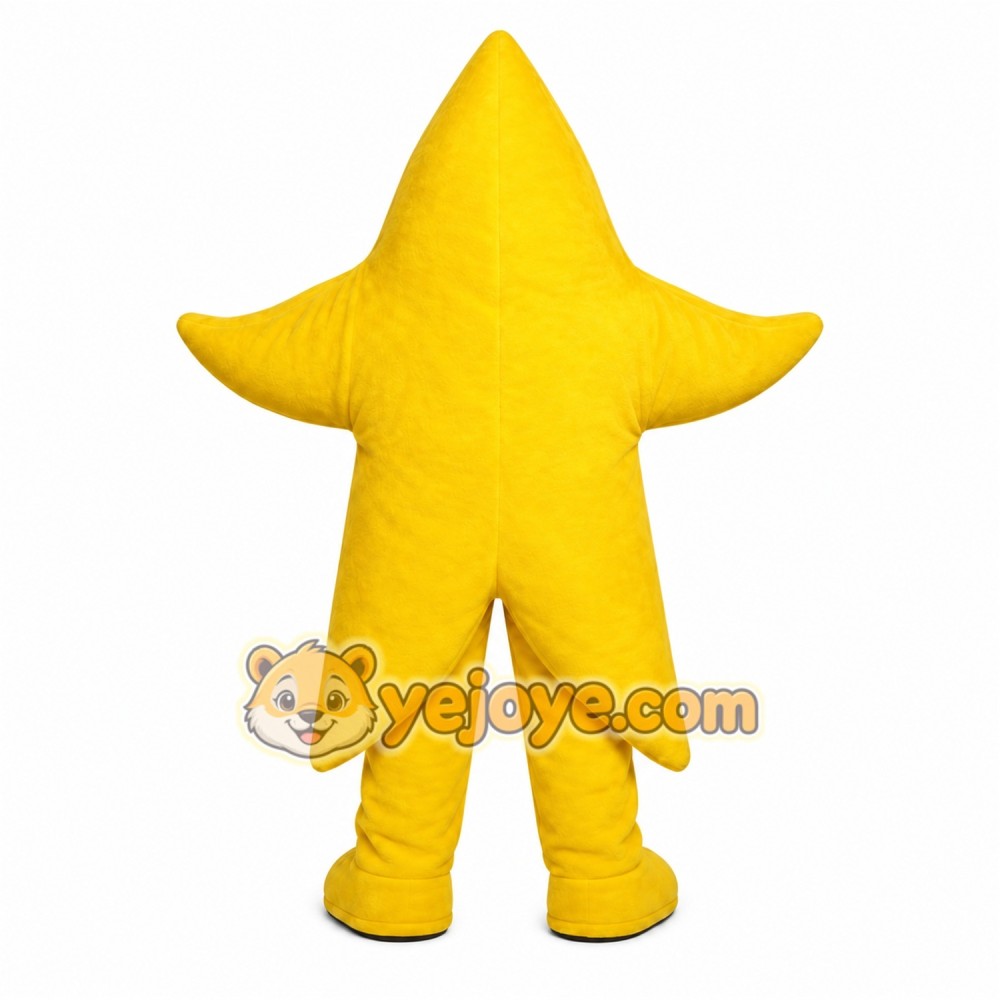 Yellow Star Mascot Costume