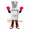 White Bottle Mascot Costume White Bottle Mascot Costume