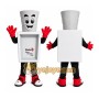 White Bottle Mascot Costume