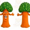 Smiling Tree Mascot Costume