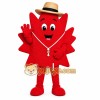 Maple Leaf Hat Mascot Costume Maple Leaf Hat Mascot Costume