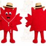 Maple Leaf Hat Mascot Costume