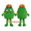 Green Avocado Mascot Costume Green Avocado Mascot Costume