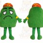 Green Avocado Mascot Costume