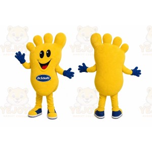 Yellow Foot sole Mascot Costume