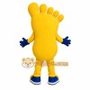 Yellow Foot sole Mascot Costume Yellow Foot sole Mascot Costume