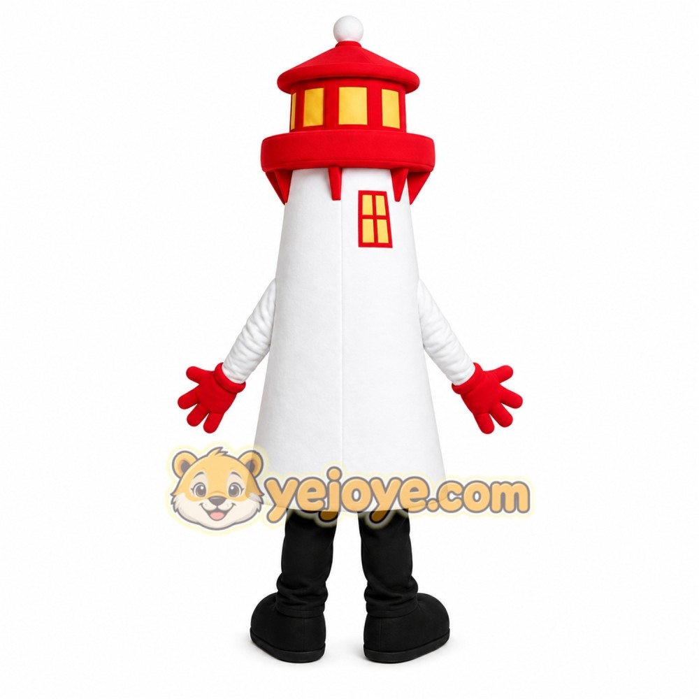 Lighthouse Mascot Costume Lighthouse Mascot Costume