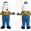 Farmer Egg Mascot Costume